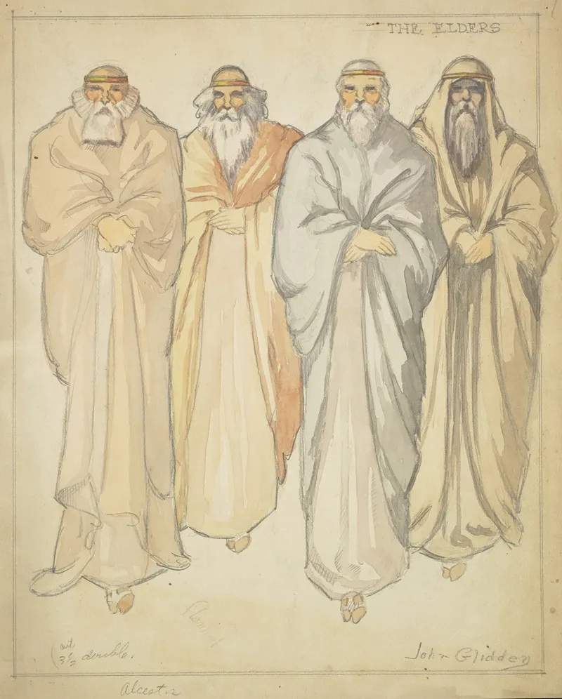 The Alcestis Of Euripedes The Elders Wall Art by John Glidden - High-Resolution Digital Print