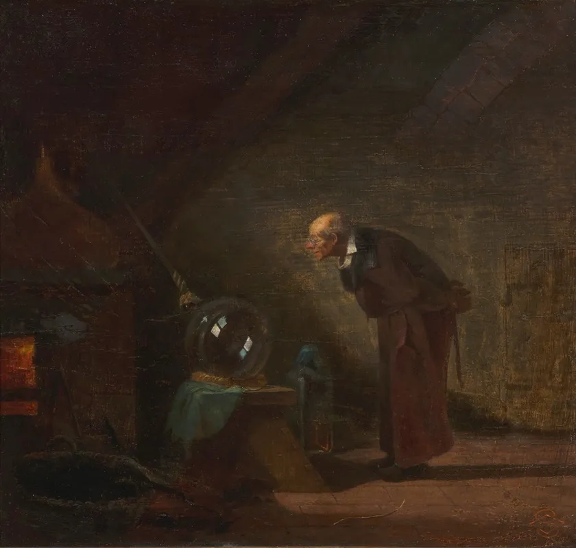 The Alchemist 5 Wall Art by Carl Spitzweg - High-Resolution Digital Print