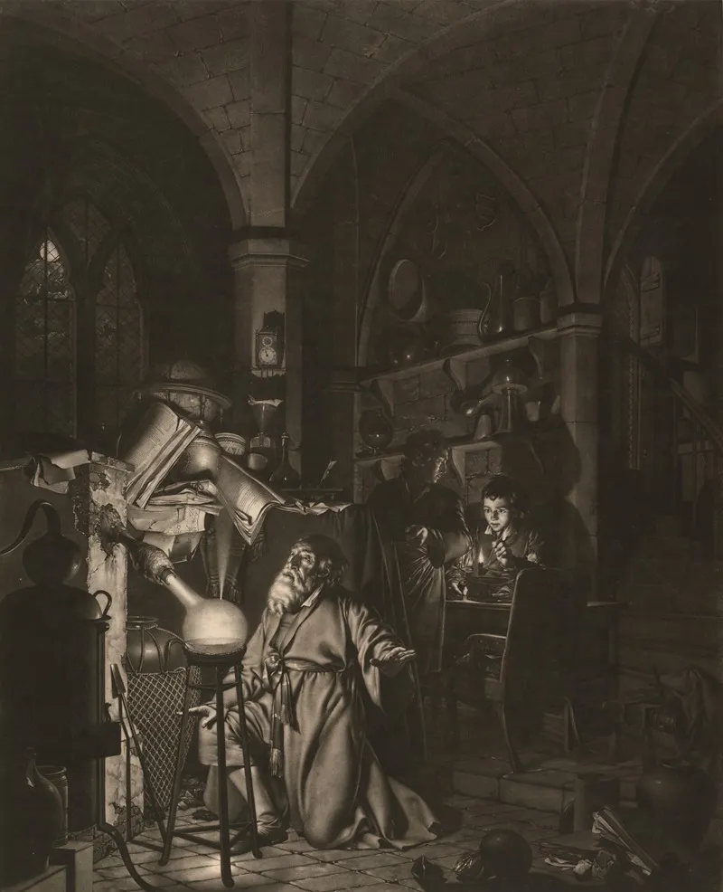 The Alchemist 8 Wall Art by Joseph Wright of Derby - High-Resolution Digital Print