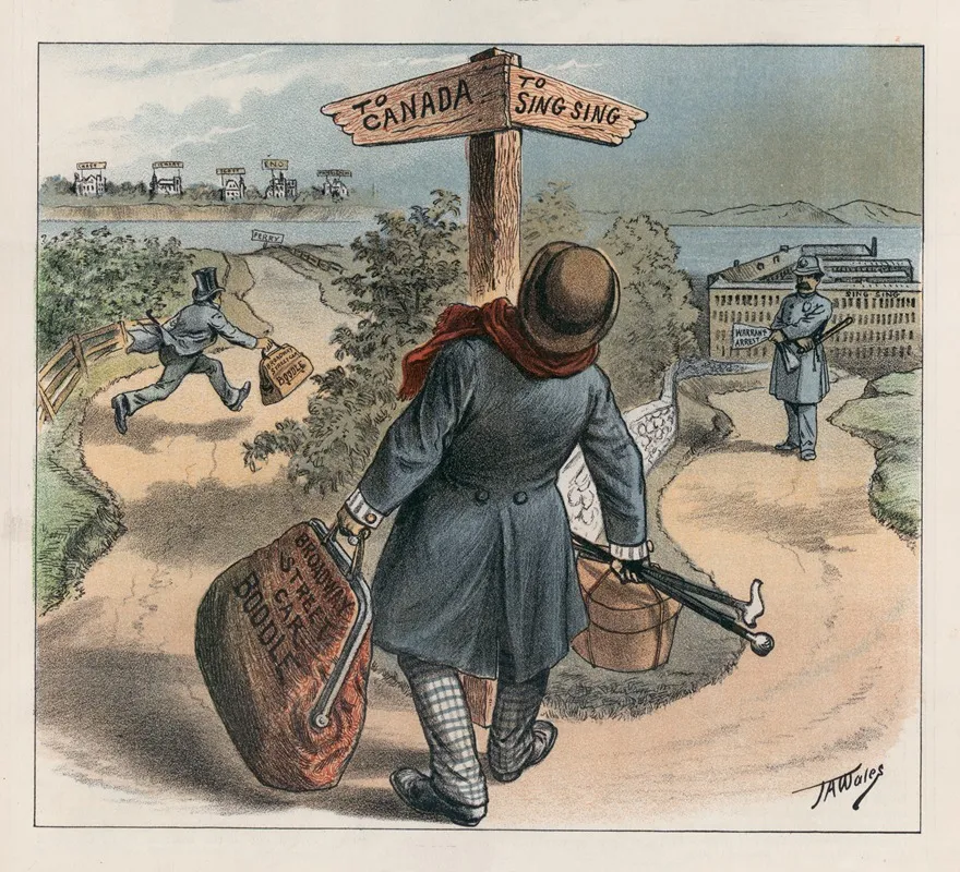 The Aldermans Alternative To Sing Sing Or Canada Wall Art by James Albert Wales - High-Resolution Digital Print