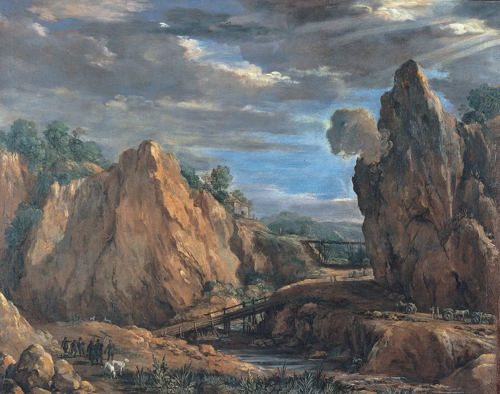 The Allume Mines Of Tolfa