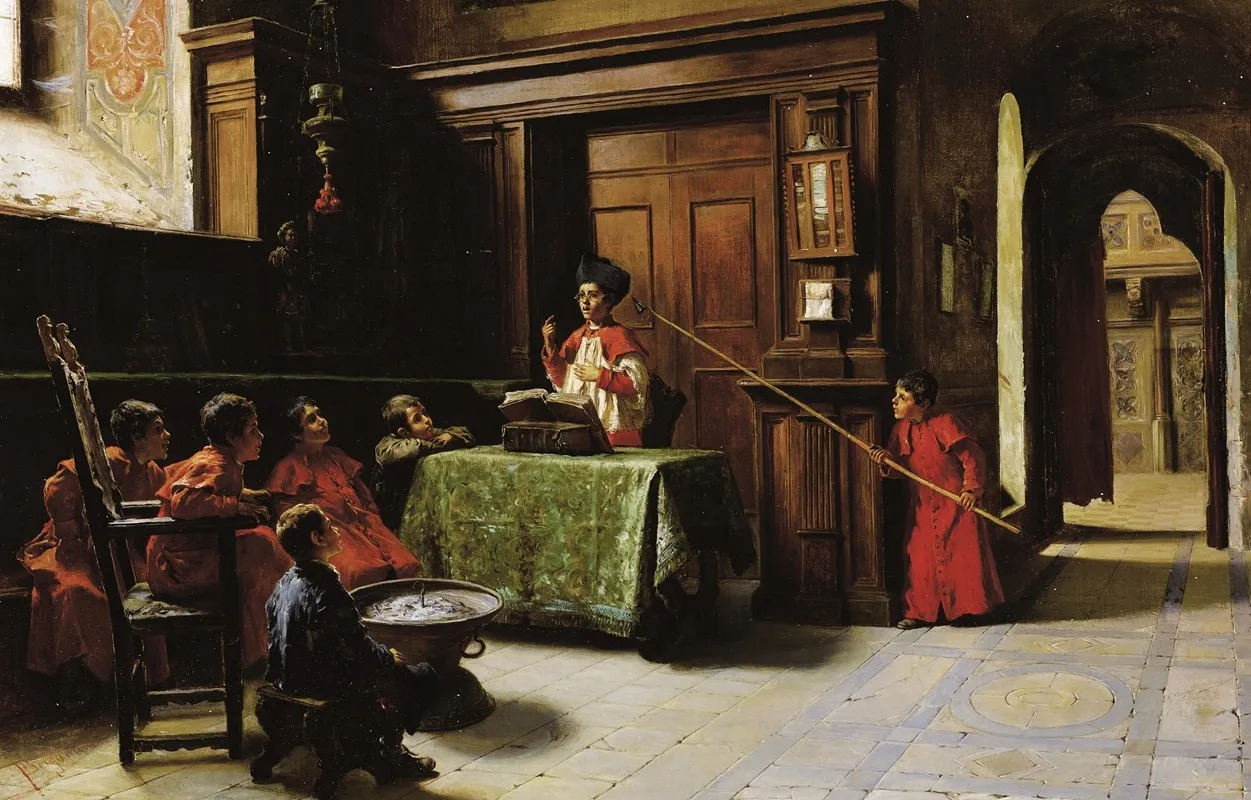 The Altar Boys Wall Art by Francesco Bergamini - High-Resolution Digital Print