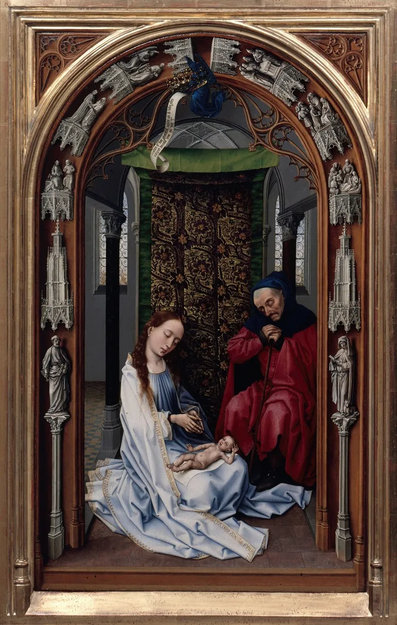 The Altar Of Our Lady Miraflores Altar 2 Wall Art by Rogier van der Weyden - High-Resolution Digital Print