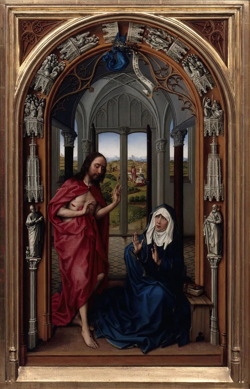 The Altar Of Our Lady Miraflores Altar Wall Art by Rogier van der Weyden - High-Resolution Digital Print