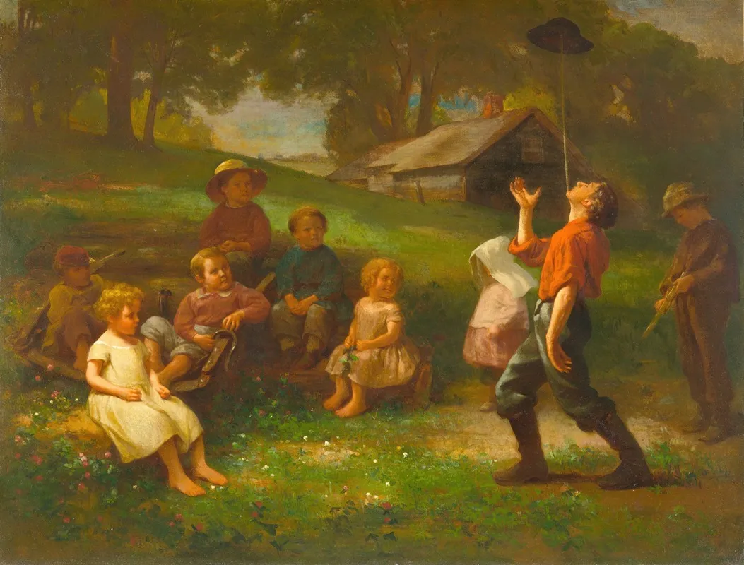 The Amateur Circus Wall Art by George Cochran Lambdin - High-Resolution Digital Print