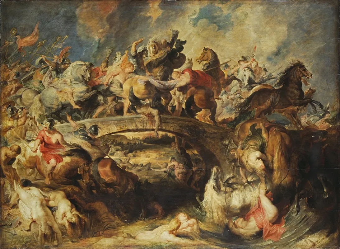 The Amazon Battle Wall Art by Peter Paul Rubens - High-Resolution Digital Print