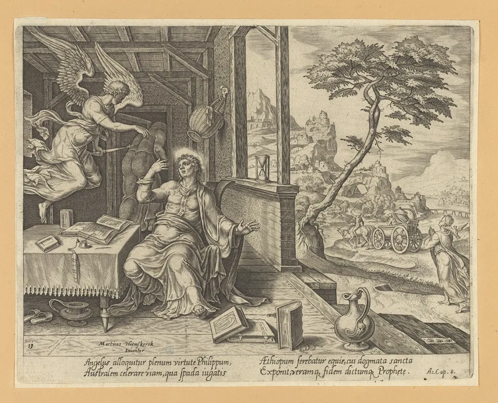 The Angel Appearing To St Philip