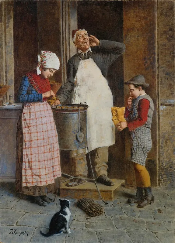 The Angel Of Mercy 2 Wall Art by Eugenio Zampighi - High-Resolution Digital Print