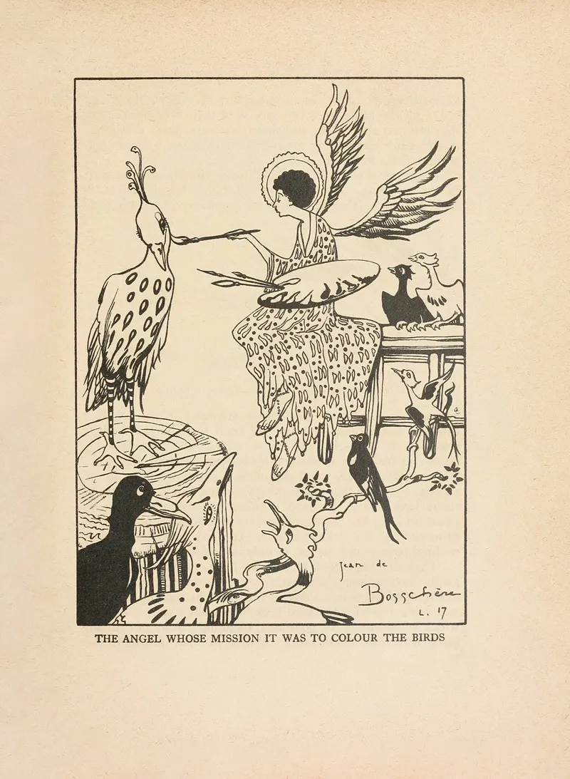 The Angel Whose Mission It Was To Colour The Birds