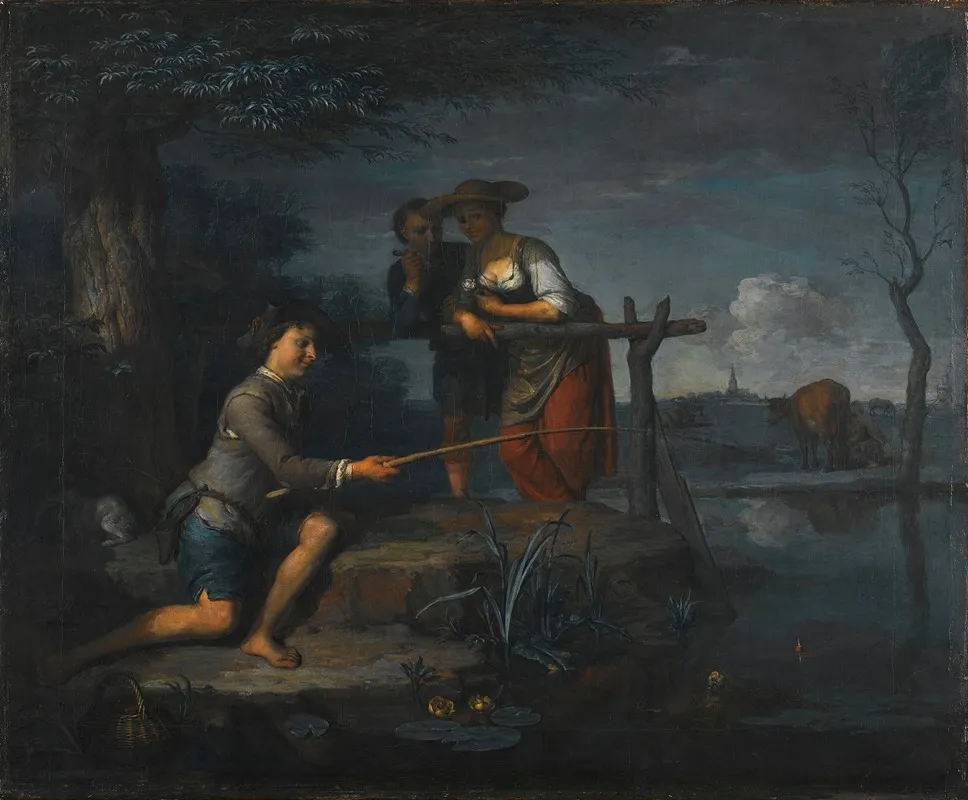 The Angler 2 Wall Art by Carel de Moor II - High-Resolution Digital Print