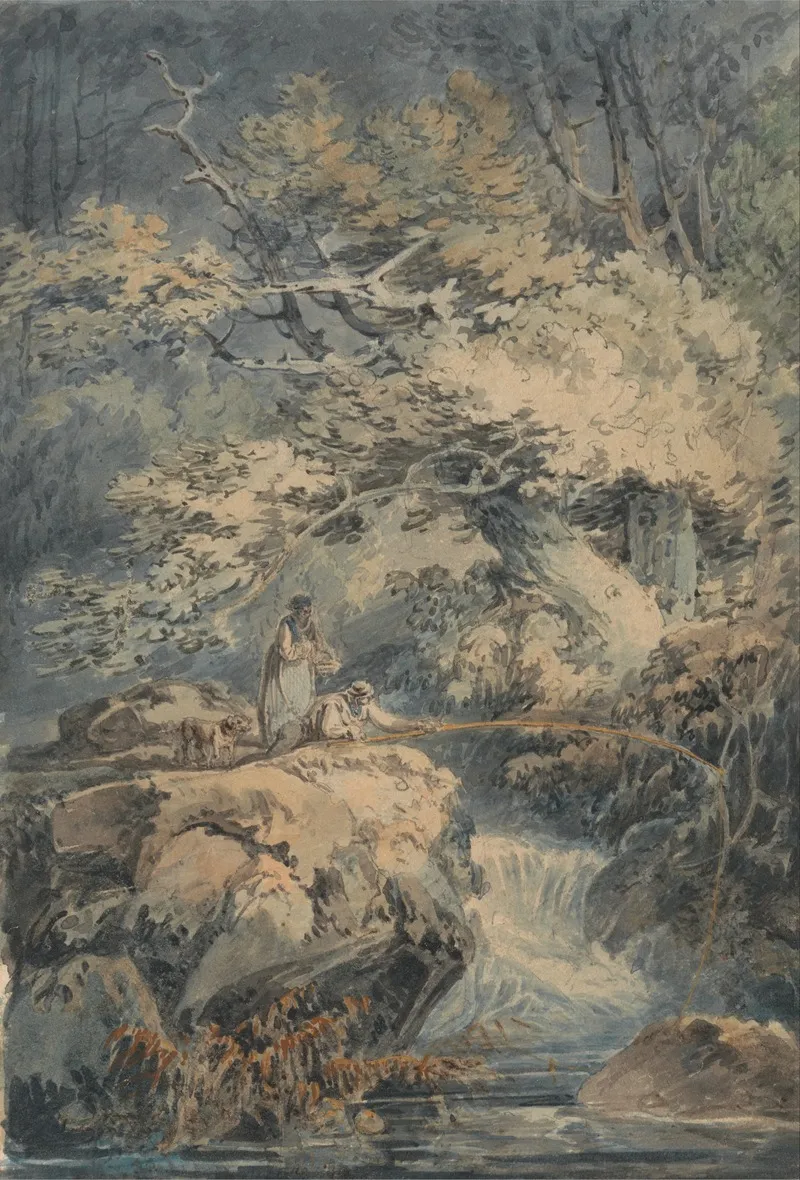 The Angler Wall Art by Joseph Mallord William Turner - High-Resolution Digital Print