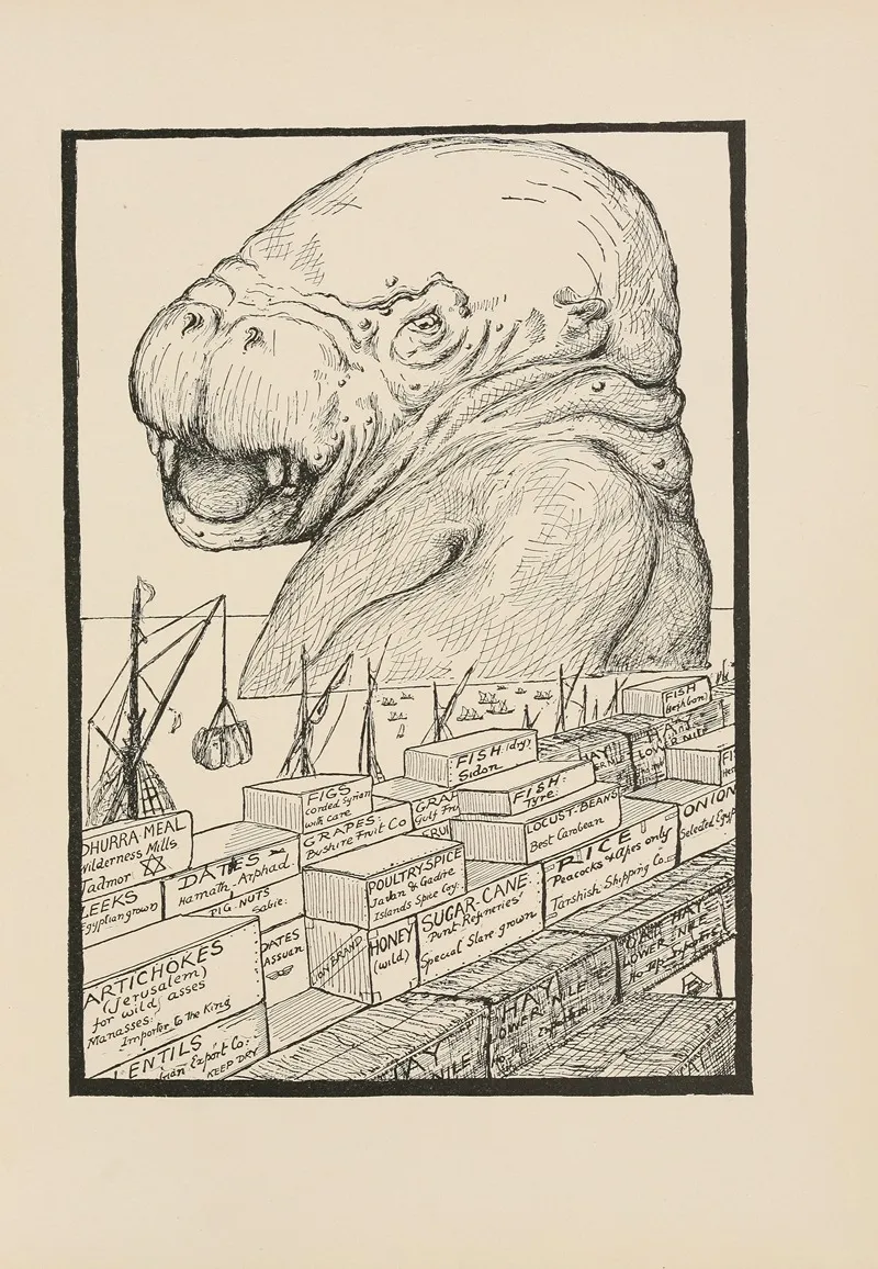 The Animal The Came Out Of The Sea Wall Art by Rudyard Kipling - High-Resolution Digital Print