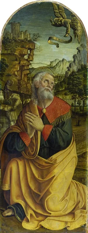 The Annuciation To St Joachim Wall Art by Macrino D'alba - High-Resolution Digital Print