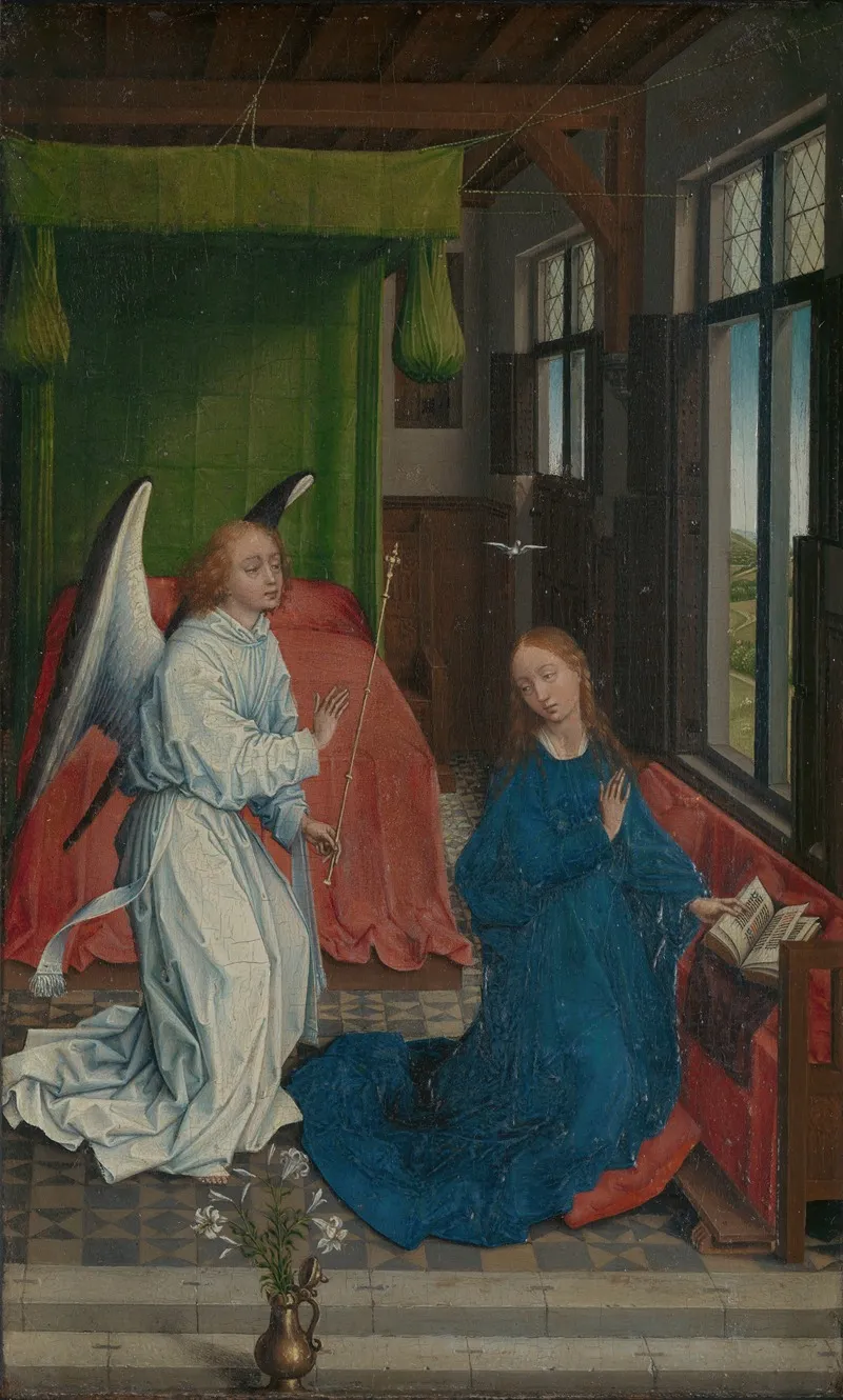 The Annunciation 105 Wall Art by Rogier van der Weyden - High-Resolution Digital Print
