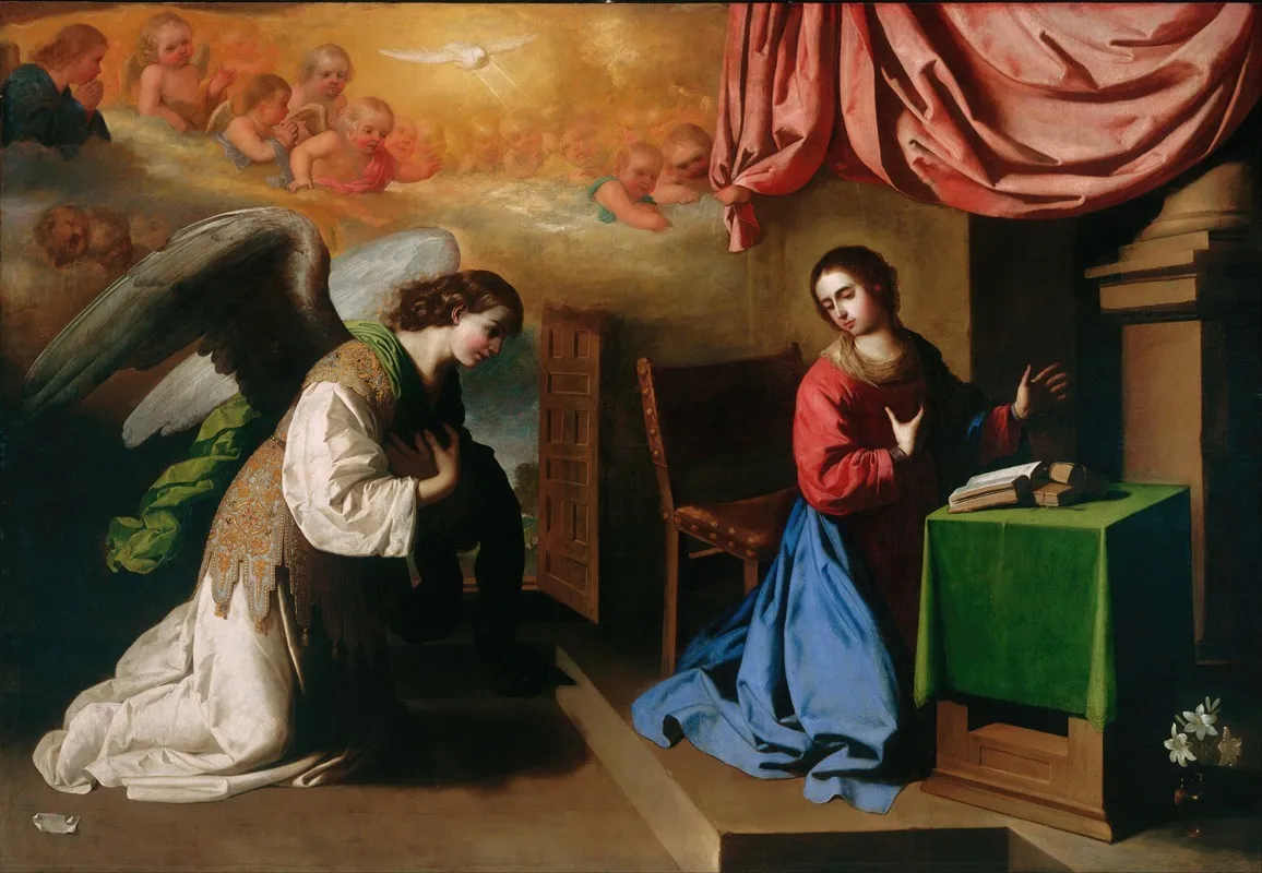 The Annunciation 19 Wall Art by Francisco de Zurbarán - High-Resolution Digital Print