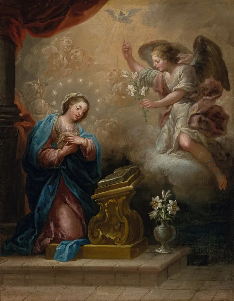 The Annunciation 21 Wall Art by Jerónimo Ezquerra - High-Resolution Digital Print