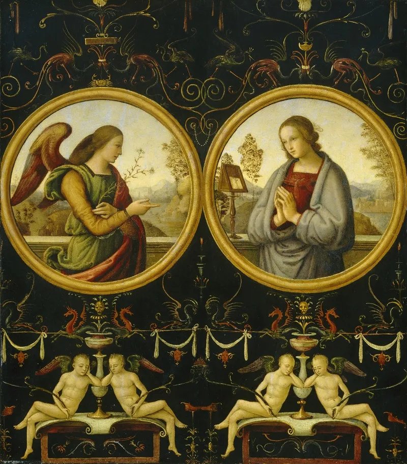 The Annunciation 37 Wall Art by Giannicola di Paolo - High-Resolution Digital Print
