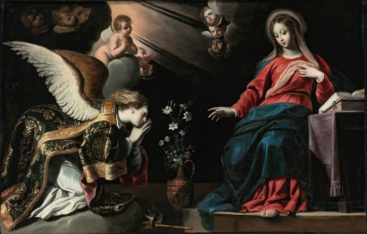 The Annunciation 44 Wall Art by Gerard Seghers - High-Resolution Digital Print