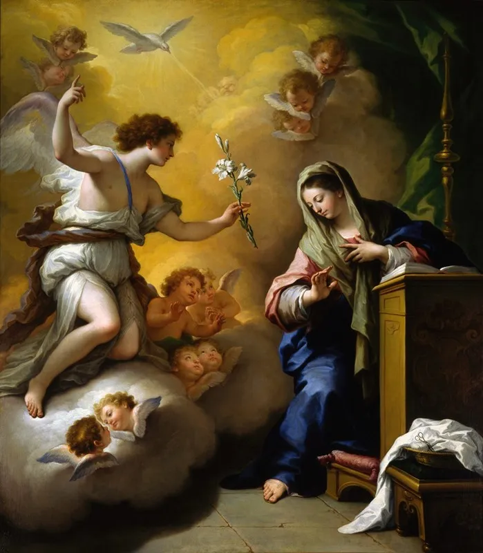 The Annunciation 6 Wall Art by Paolo de Matteis - High-Resolution Digital Print