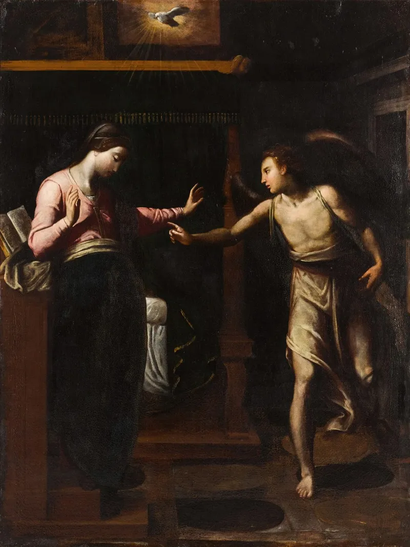 The Annunciation 74 Wall Art by Follower of Luca Cambiaso - High-Resolution Digital Print