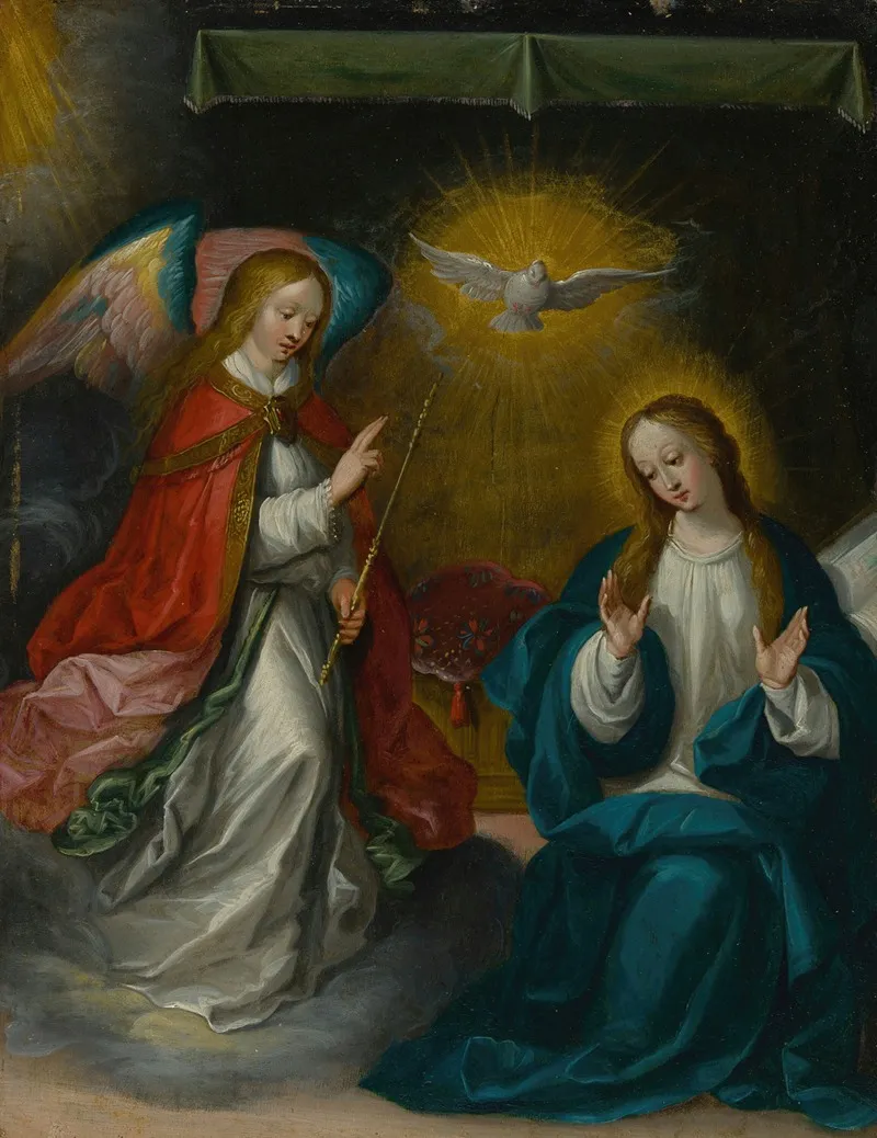 The Annunciation 76 Wall Art by Frans Francken the Younger - High-Resolution Digital Print