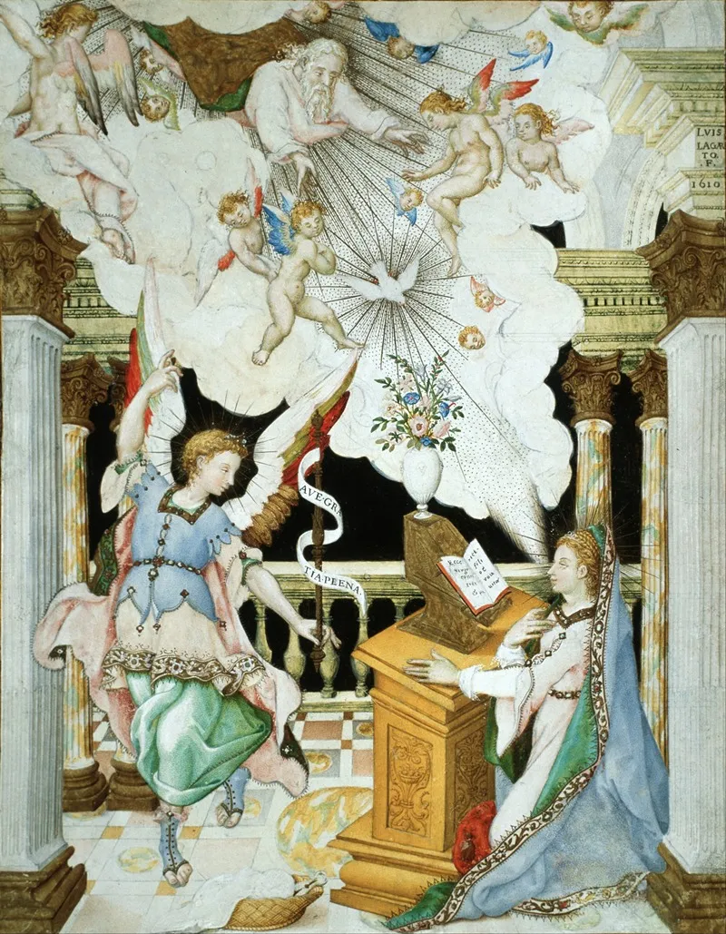 The Annunciation 89 Wall Art by Luis Lagarto - High-Resolution Digital Print