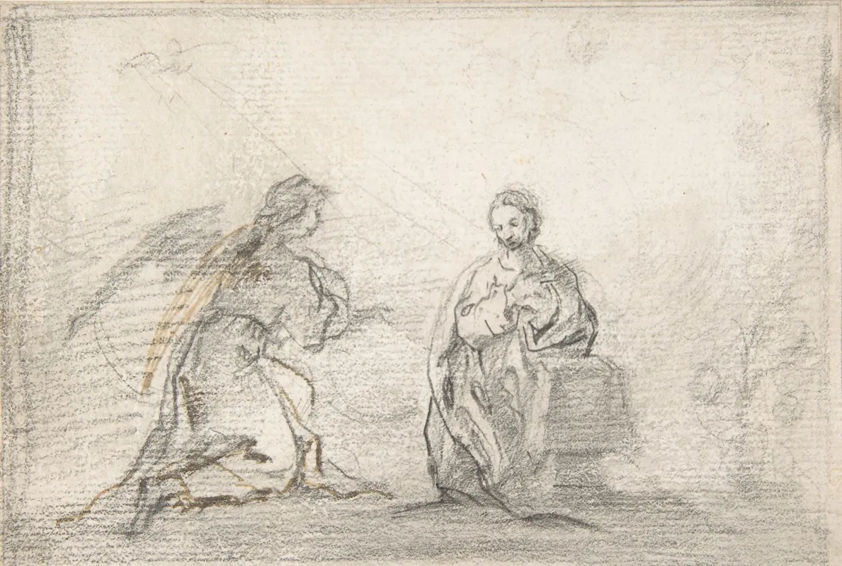 The Annunciation Angel Approaching From Left