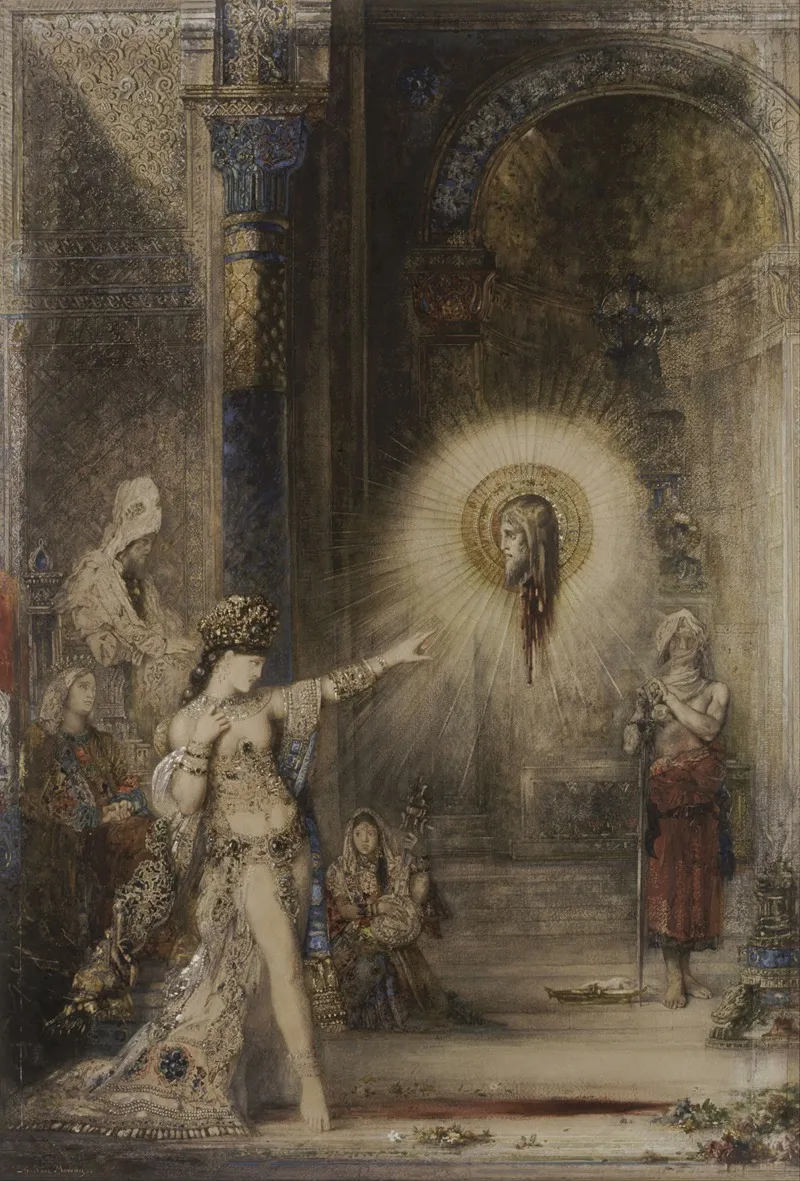 The Apparition 2 Wall Art by Gustave Moreau - High-Resolution Digital Print