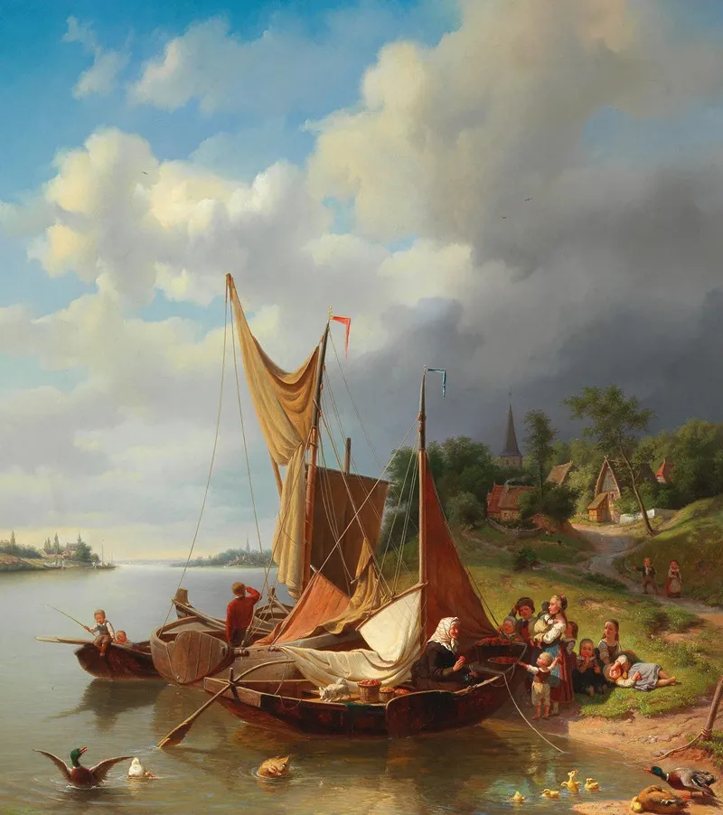 The Apple Seller 2 Wall Art by Gustav Süs - High-Resolution Digital Print