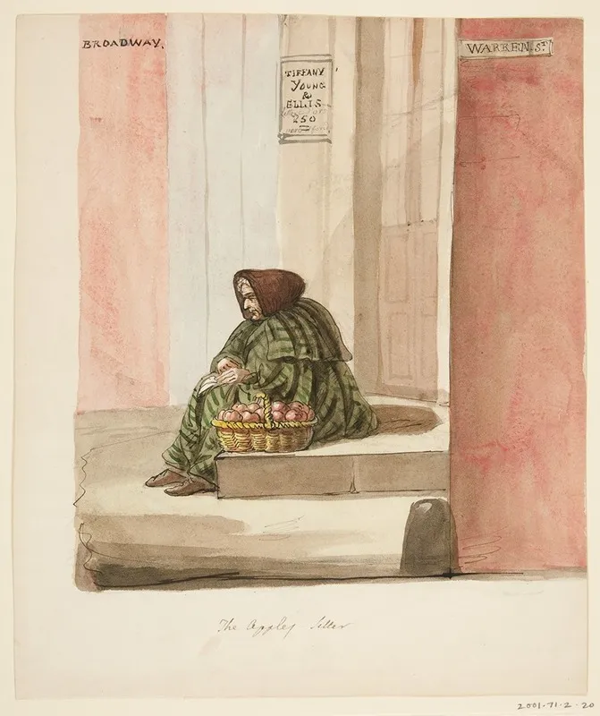 The Apple Seller 3 Wall Art by Nicolino Calyo - High-Resolution Digital Print