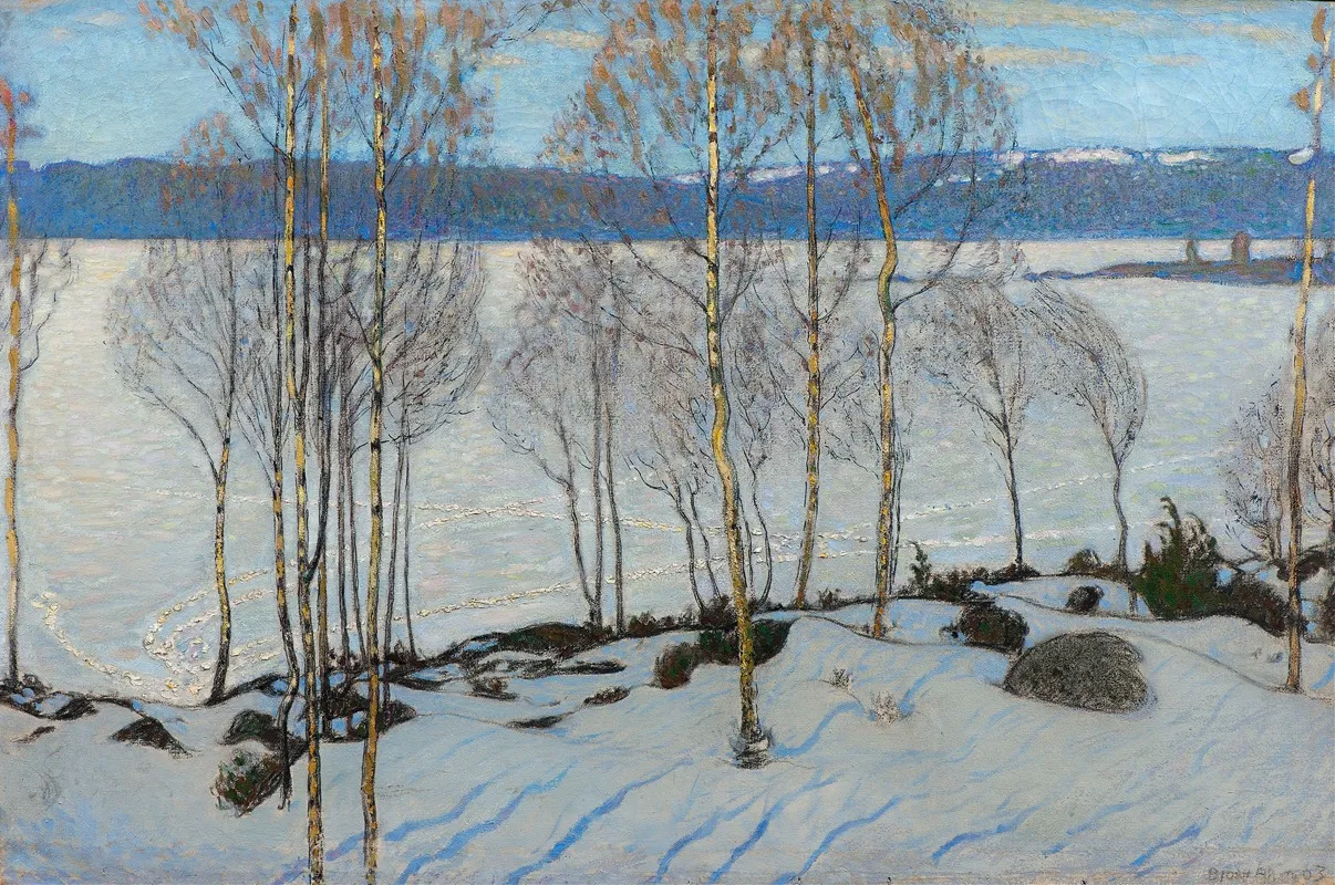 The Approach Of Spring Wall Art by Björn Ahlgrensson - High-Resolution Digital Print