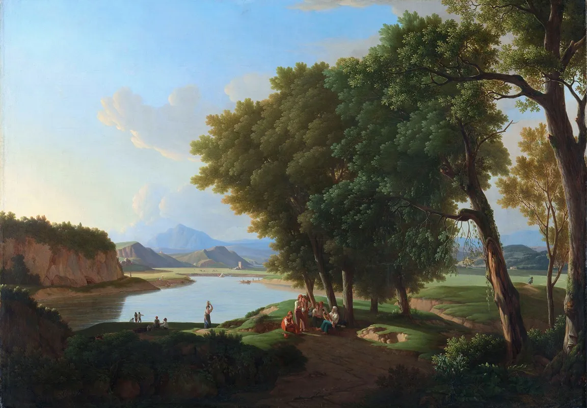 The Aqua Cetosa Near Rome Wall Art by Pieter Rudolph Kleijn - High-Resolution Digital Print