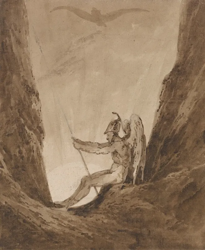 The Archangel Gabriel Awaiting Night