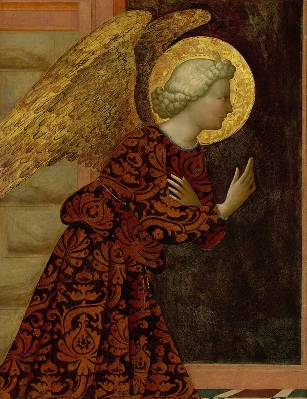 The Archangel Gabriel Wall Art by Masolino da Panicale - High-Resolution Digital Print