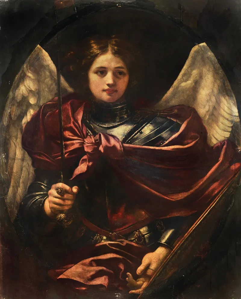 The Archangel Michael 4 Wall Art by Baldassare Franceschini - High-Resolution Digital Print