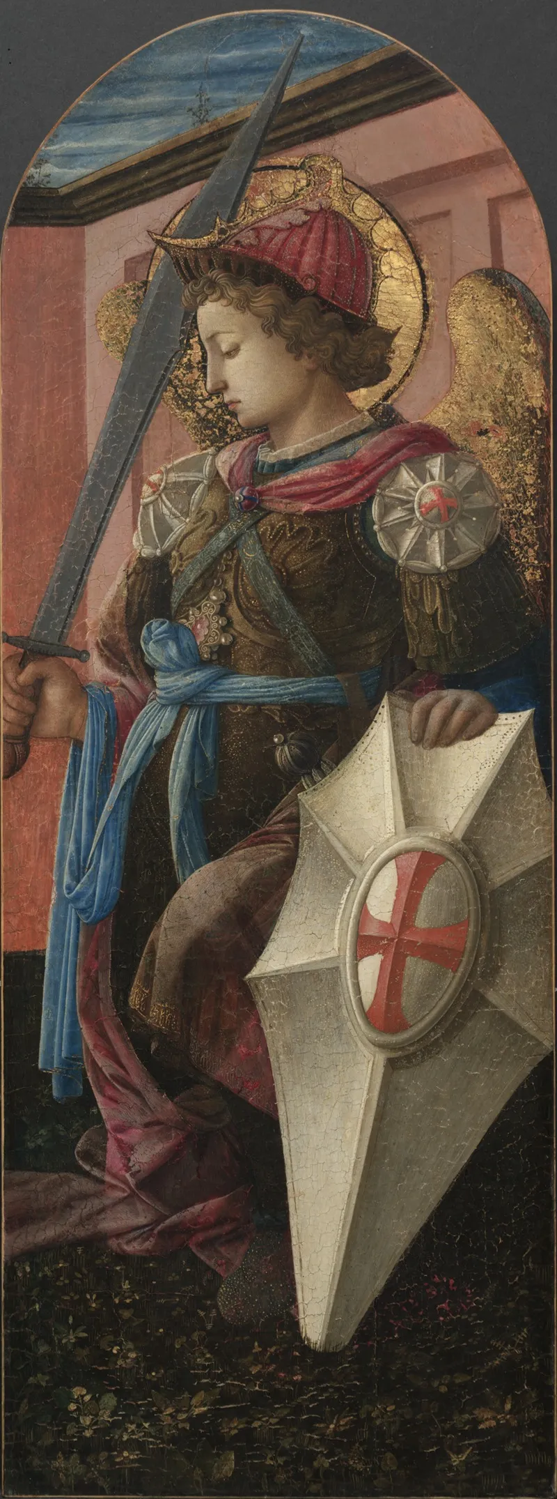 The Archangel Michael 5 Wall Art by Filippo Lippi - High-Resolution Digital Print