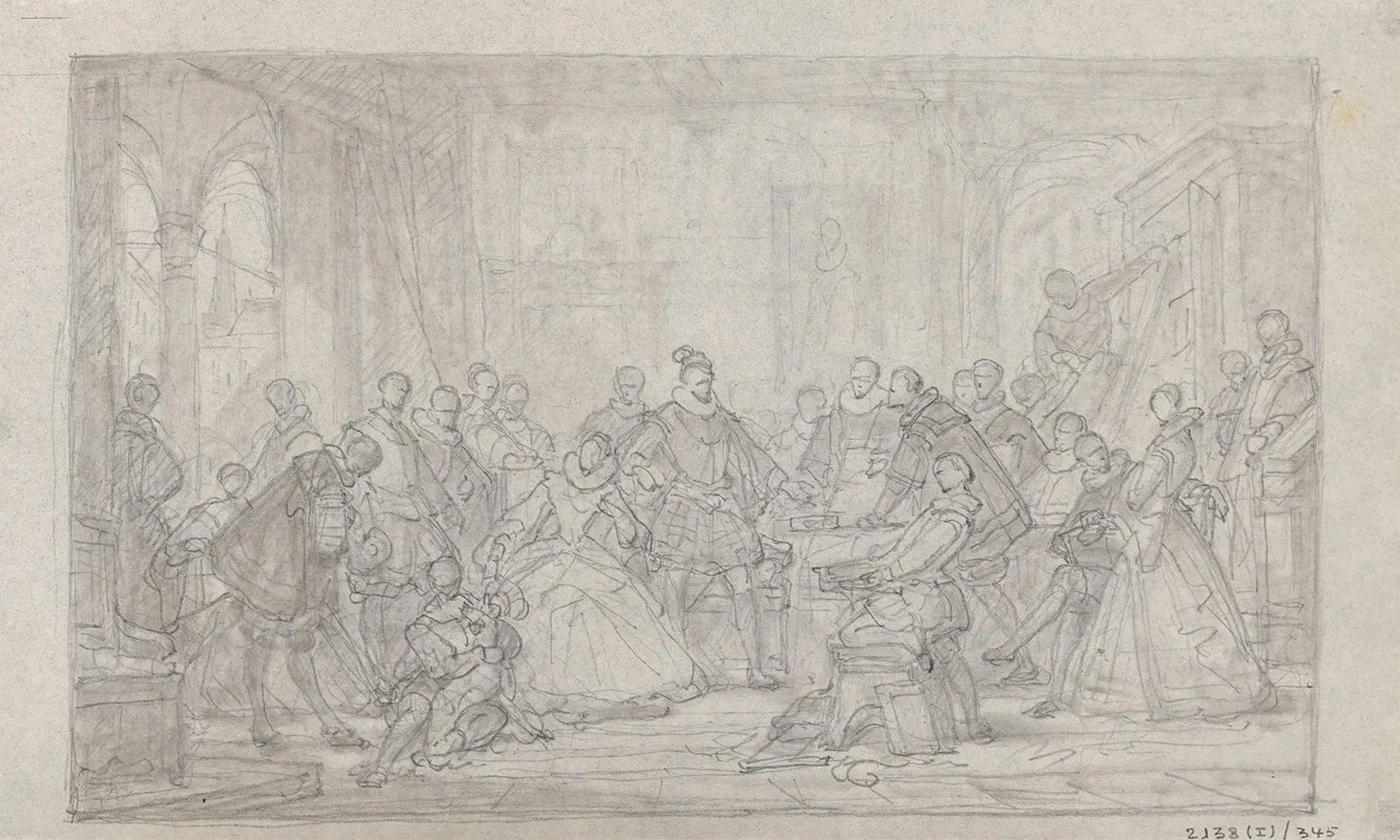 The Archdukes Albert And Isabella Visit The Printer Plantin 2
