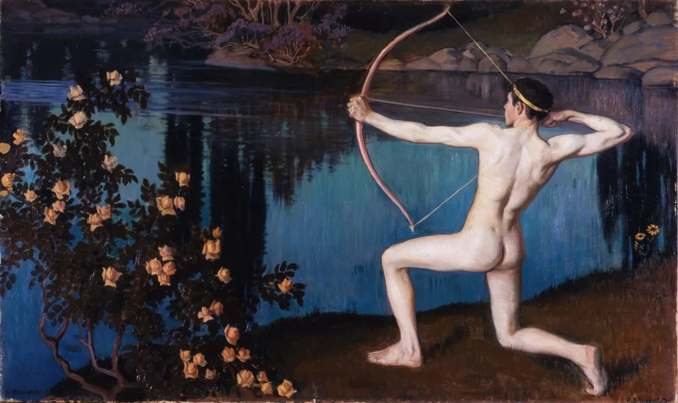 The Archer 3 Wall Art by Väinö Blomstedt - High-Resolution Digital Print