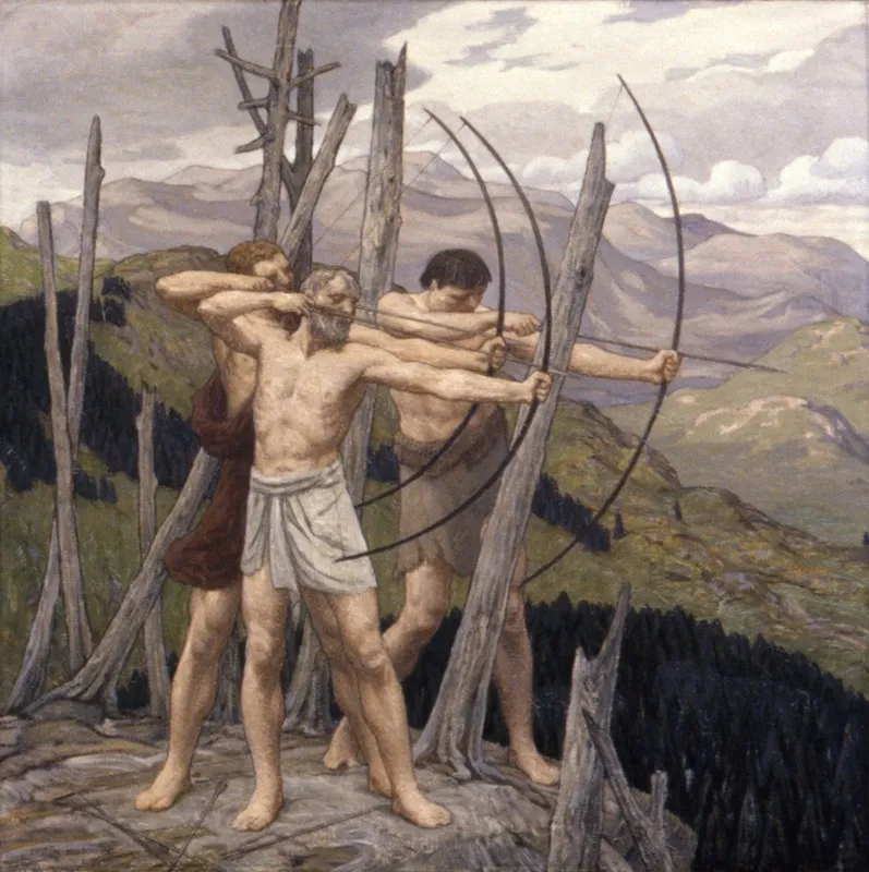 The Archers Wall Art by Bryson Burroughs - High-Resolution Digital Print