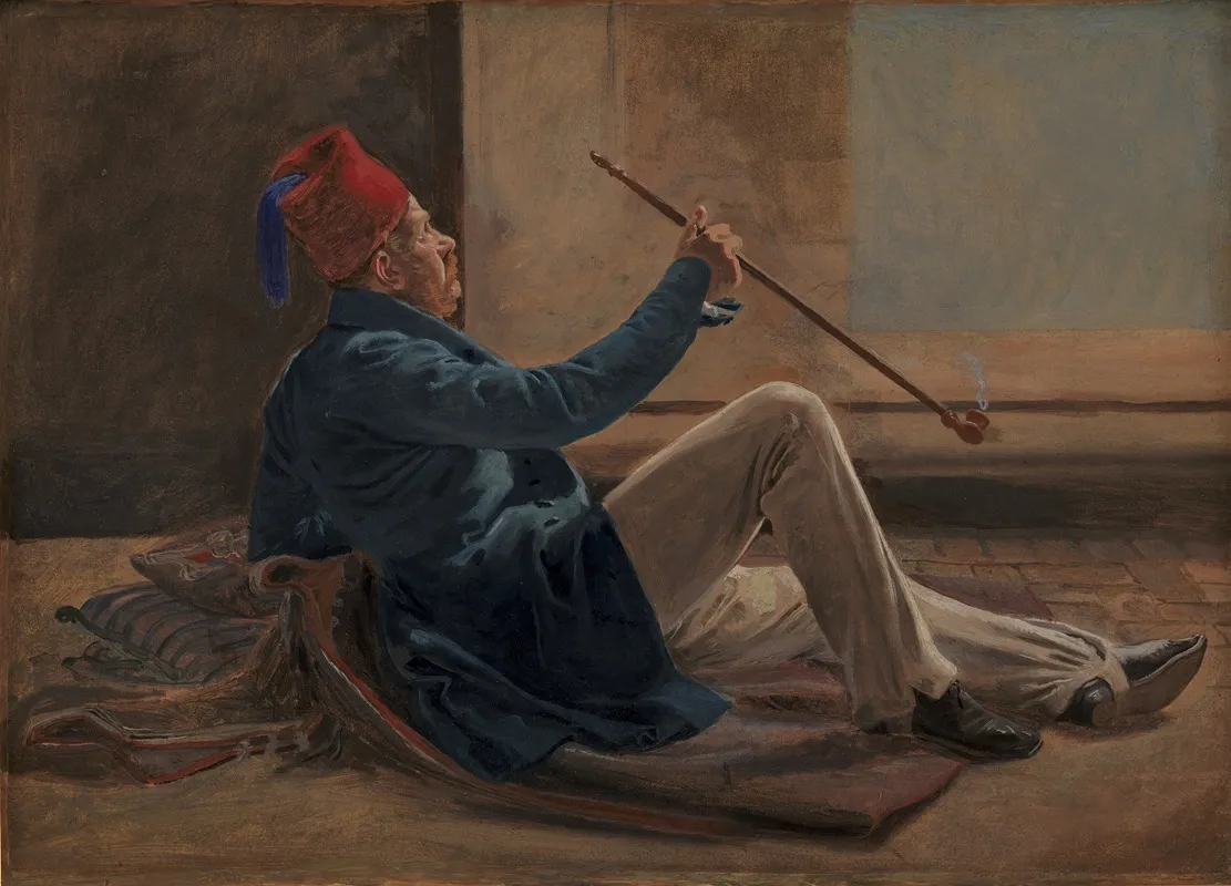 The Architect Gottlieb Bindesboll Wall Art by Constantin Hansen - High-Resolution Digital Print