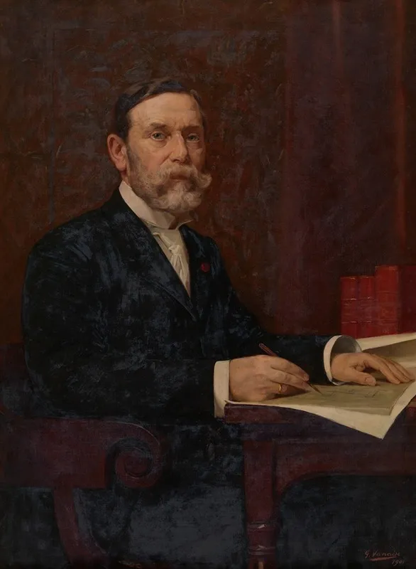 The Architect Leonard Blomme Wall Art by Gustave Vanaise - High-Resolution Digital Print