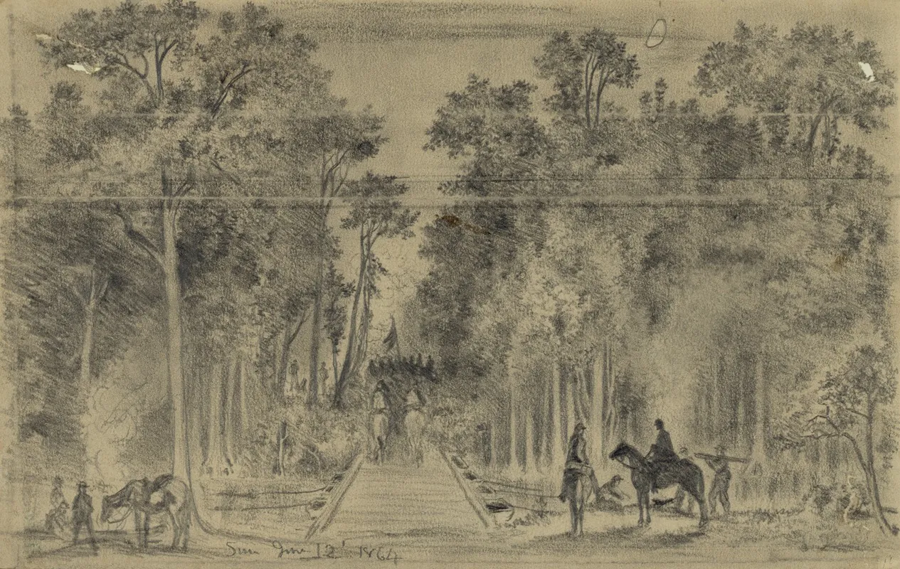 The Army Of The Potomac Crossing The Chicahominy At Long Bridge