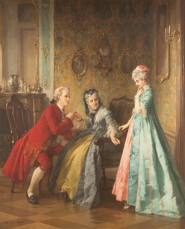 The Arrangement Wall Art by Otto Wilhelm Eduard Erdmann - High-Resolution Digital Print