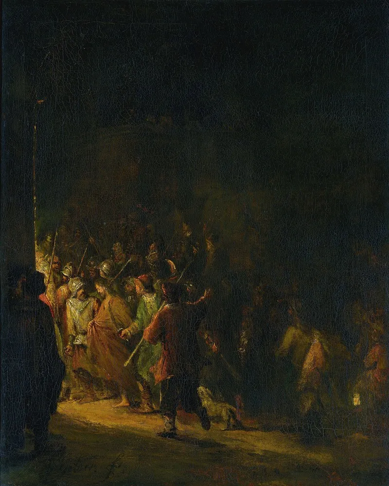 The Arrest Of Christ 3 Wall Art by Aert de Gelder - High-Resolution Digital Print