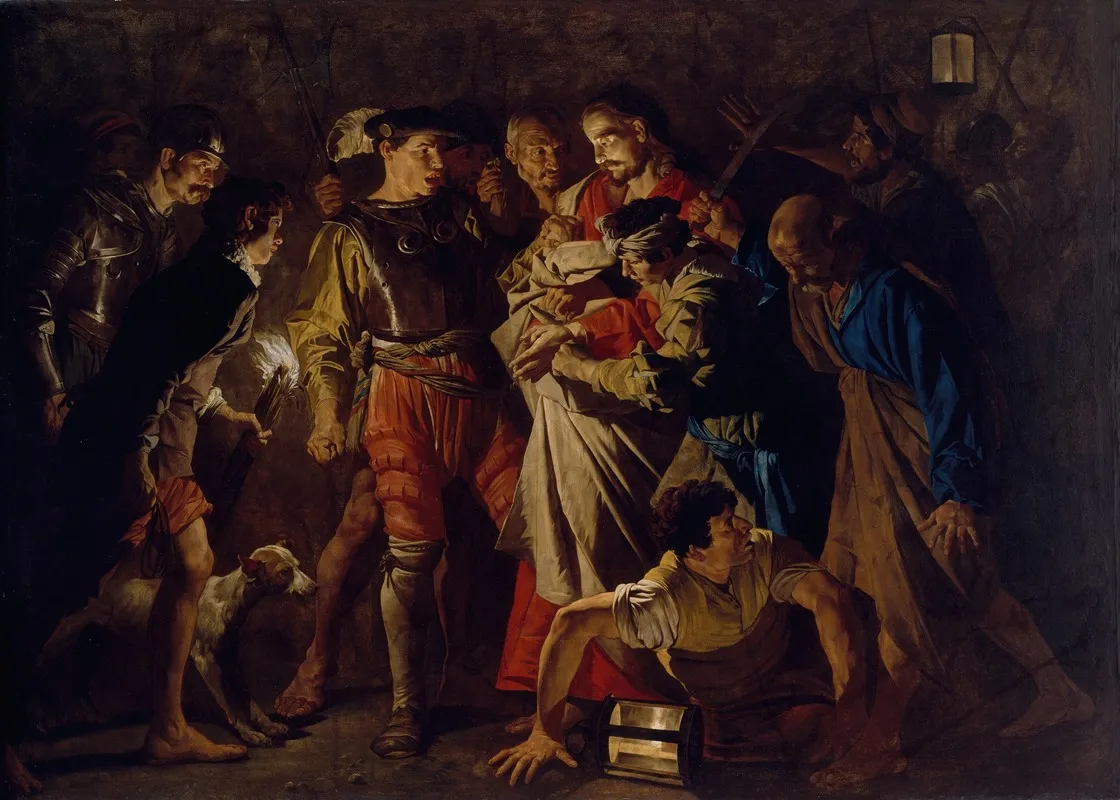 The Arrest Of Christ 5 Wall Art by Matthias Stom - High-Resolution Digital Print