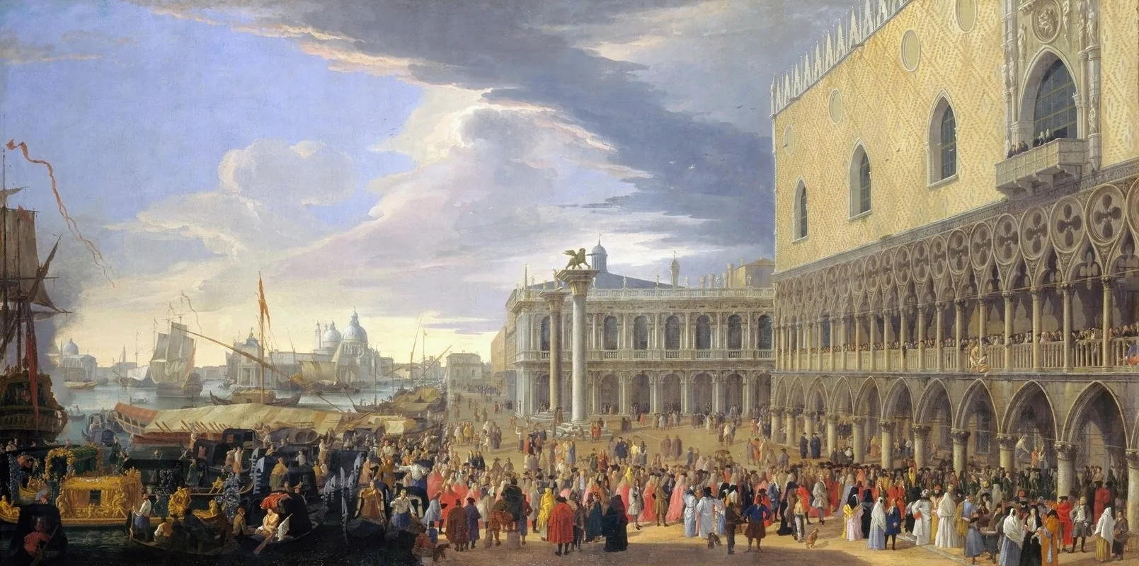 The Arrival Of The Earl Of Manchester In Venice