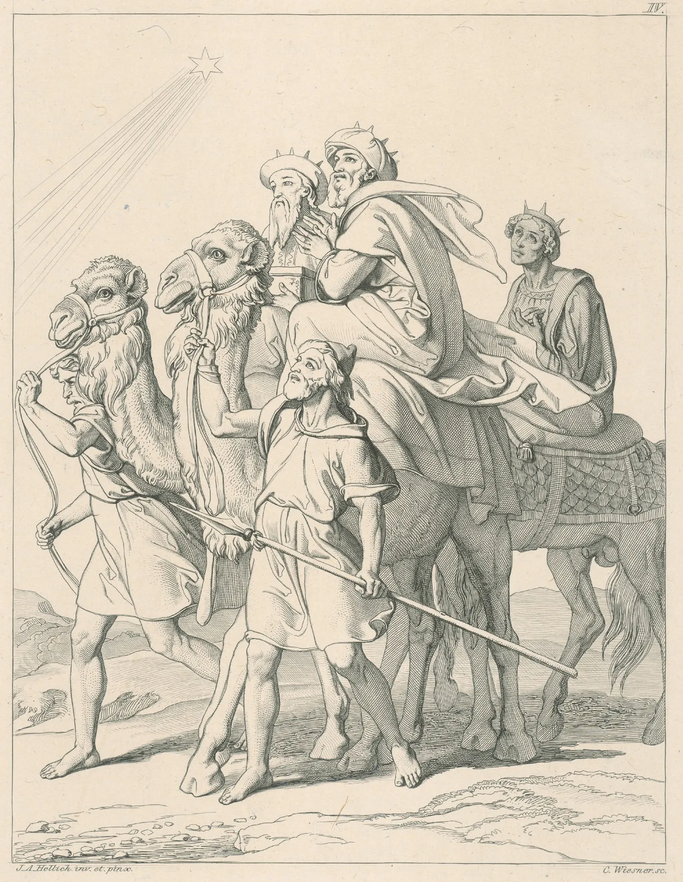 The Arrival Of The Three Kings Wall Art by Konrád Wiesner - High-Resolution Digital Print