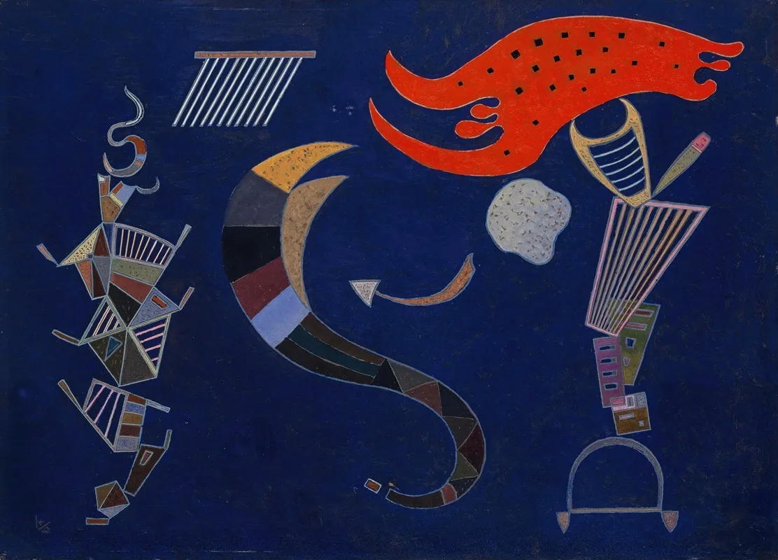 The Arrow Wall Art by Wassily Kandinsky - High-Resolution Digital Print