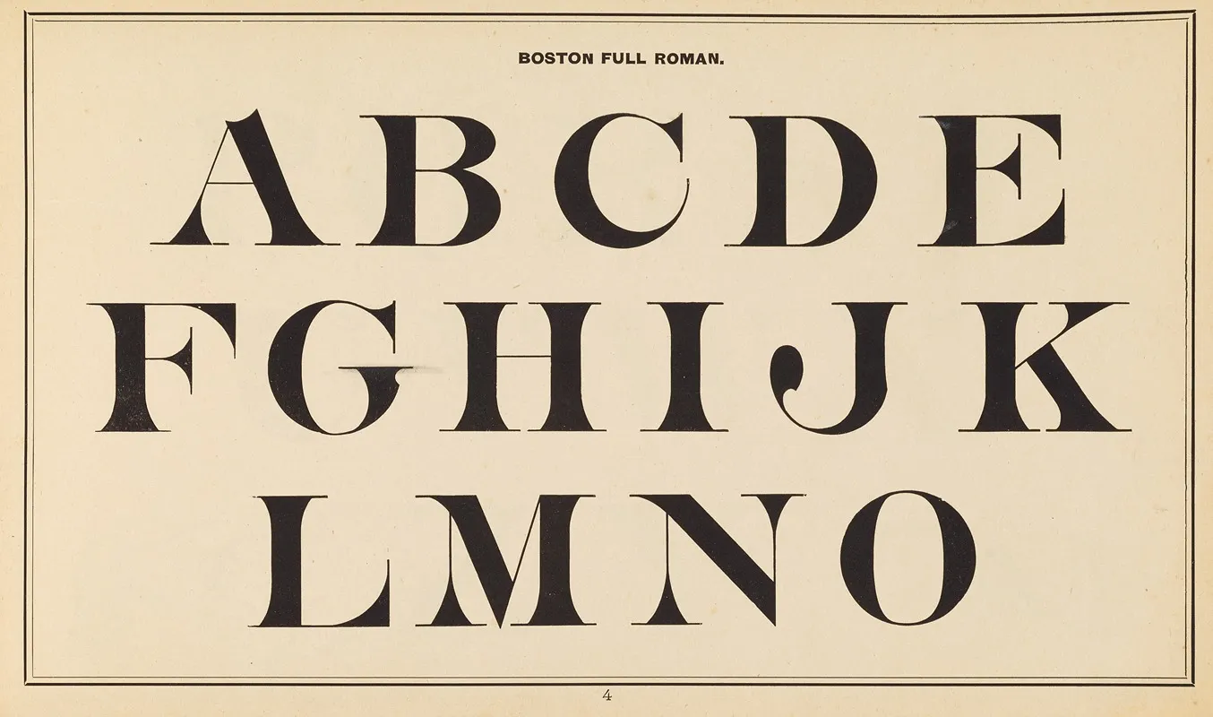 The Art Of Lettering And Sign Painters Manual Pl 03 Wall Art by Allen P Boyce - High-Resolution Digital Print