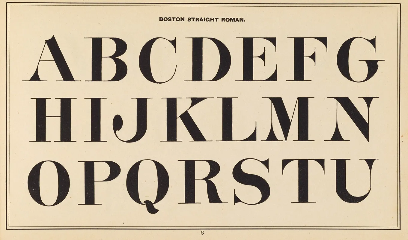 The Art Of Lettering And Sign Painters Manual Pl 05 Wall Art by Allen P Boyce - High-Resolution Digital Print